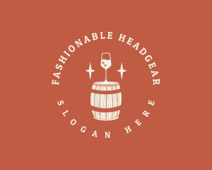 Liquor Wine Barrel logo design