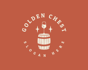 Liquor Wine Barrel logo design