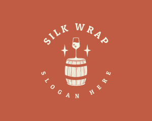 Liquor Wine Barrel logo design