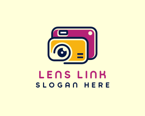 Digital Camera Lens logo design