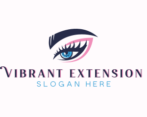 Eyelash Makeup Perm logo design