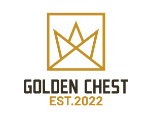 Golden Luxury Crown  logo design