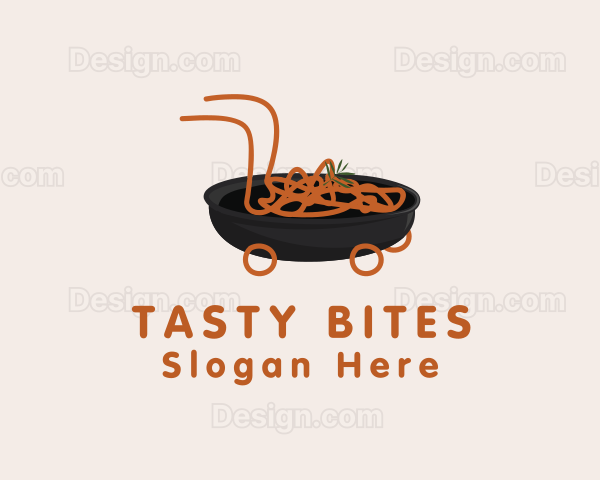 Noodle Food Delivery Logo