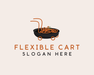 Noodle Food Delivery logo design