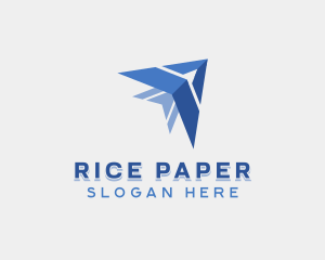 Plane Shipping Logistics logo design