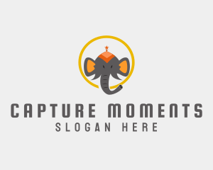 Circus Elephant Head Logo