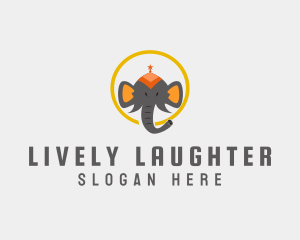 Circus Elephant Head logo