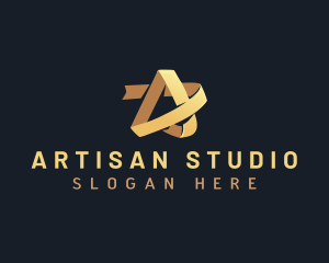 Ribbon Star Studio logo design