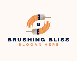 Paint Brush Refurbish logo design