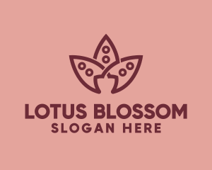 Floral Lotus Flower logo