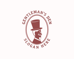 Gentleman Tailor Top Hat logo design