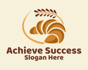 Wheat Croissant Bread  Logo