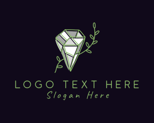 Botanical Diamond Gem logo