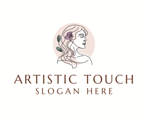 Aesthetic Beauty Salon logo design