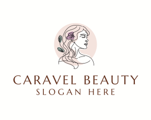 Aesthetic Beauty Salon logo design