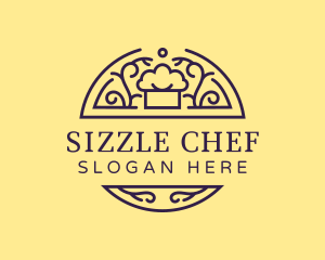 Swirl Chef Hat logo design