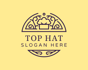 Swirl Chef Hat logo design