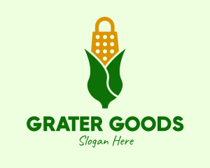 Corn Husk Grater logo design