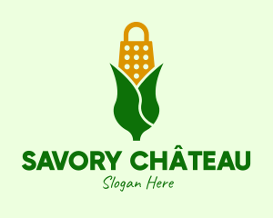 Corn Husk Grater logo design