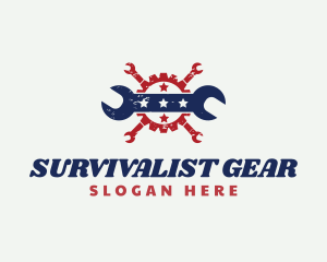 Wrench Gear Repair logo design