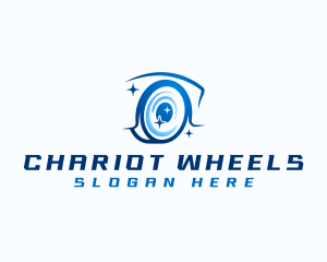 Car Tire Wheel logo design