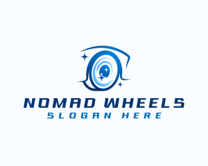 Car Tire Wheel logo design