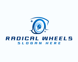 Car Tire Wheel logo design