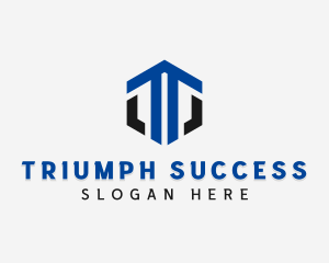 Professional Company Letter T logo design