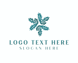 Herbal Leaves Natural Logo