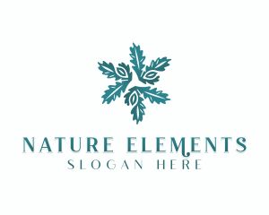 Herbal Leaves Natural logo design