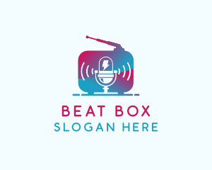 Microphone Radio Signal logo