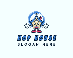 Cartoon Realty House logo design