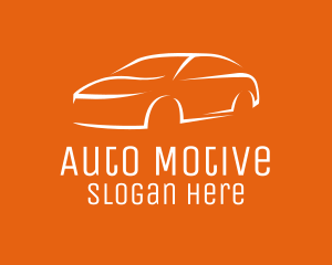 Auto Sedan Car logo design