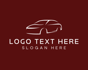 Auto Sedan Car logo