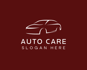 Auto Sedan Car logo design