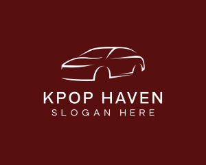 Auto Sedan Car logo design