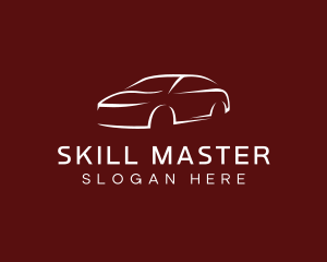 Auto Sedan Car logo design