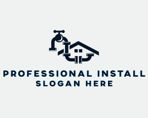 Residential Plumbing Installation logo design