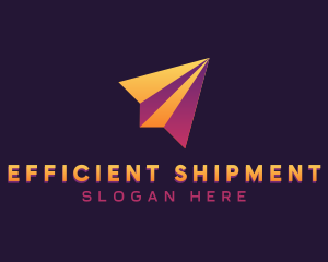 Plane Shipment Delivery  logo