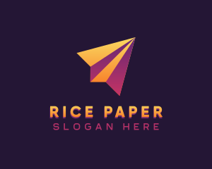 Plane Shipment Delivery  logo design