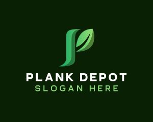 Plant Leaf Eco logo design