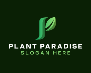 Plant Leaf Eco logo design