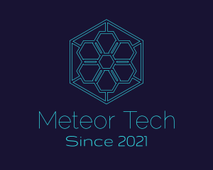 Hexagon Tech Startup logo design