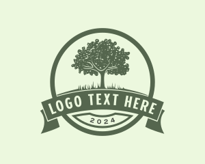 Tree Grass Planting logo