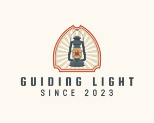 Camping Lamp Equipment logo design