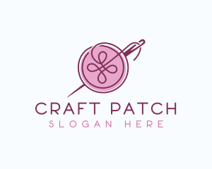 Sewing Needle Button logo
