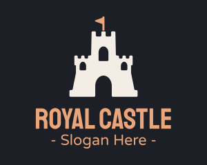 Sand Castle Flag logo design