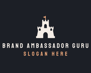 Sand Castle Flag logo design