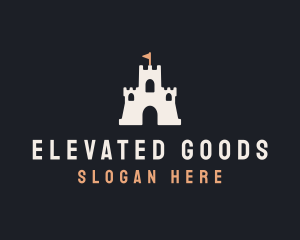 Sand Castle Flag logo design