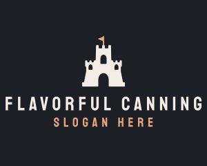 Sand Castle Flag logo design